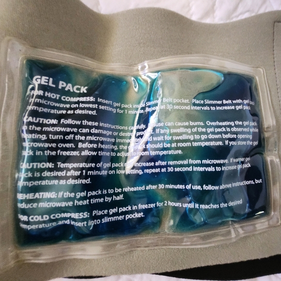 Back Support Slimmer Belt With Hot&Cold Therapy Gel Pack Everlast - Picture 3 of 10